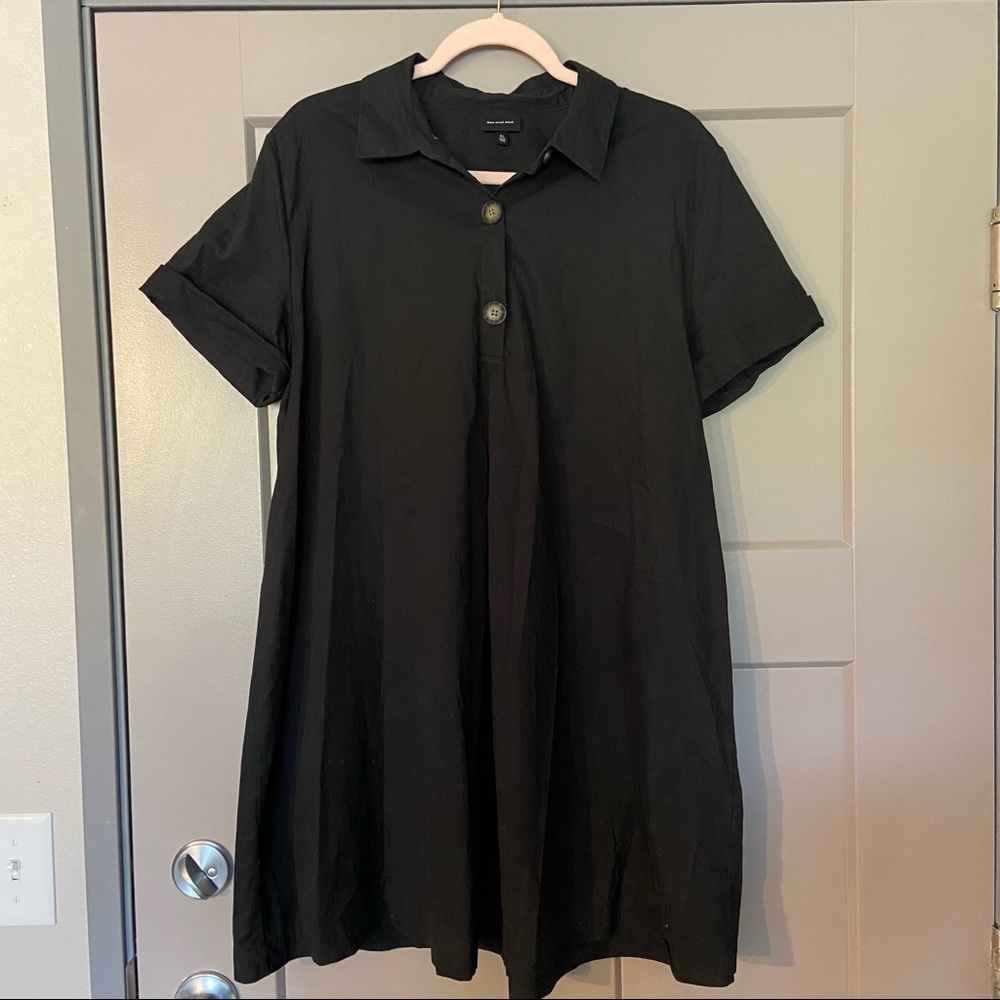 Black Shirt Dress